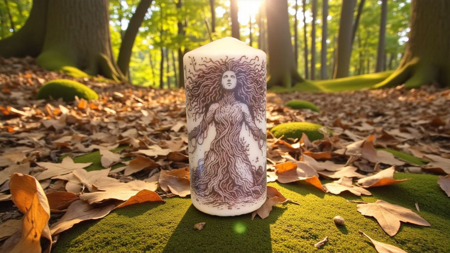Mama Gaia Candle – Hand Designed & Crafted by Ivy Moon