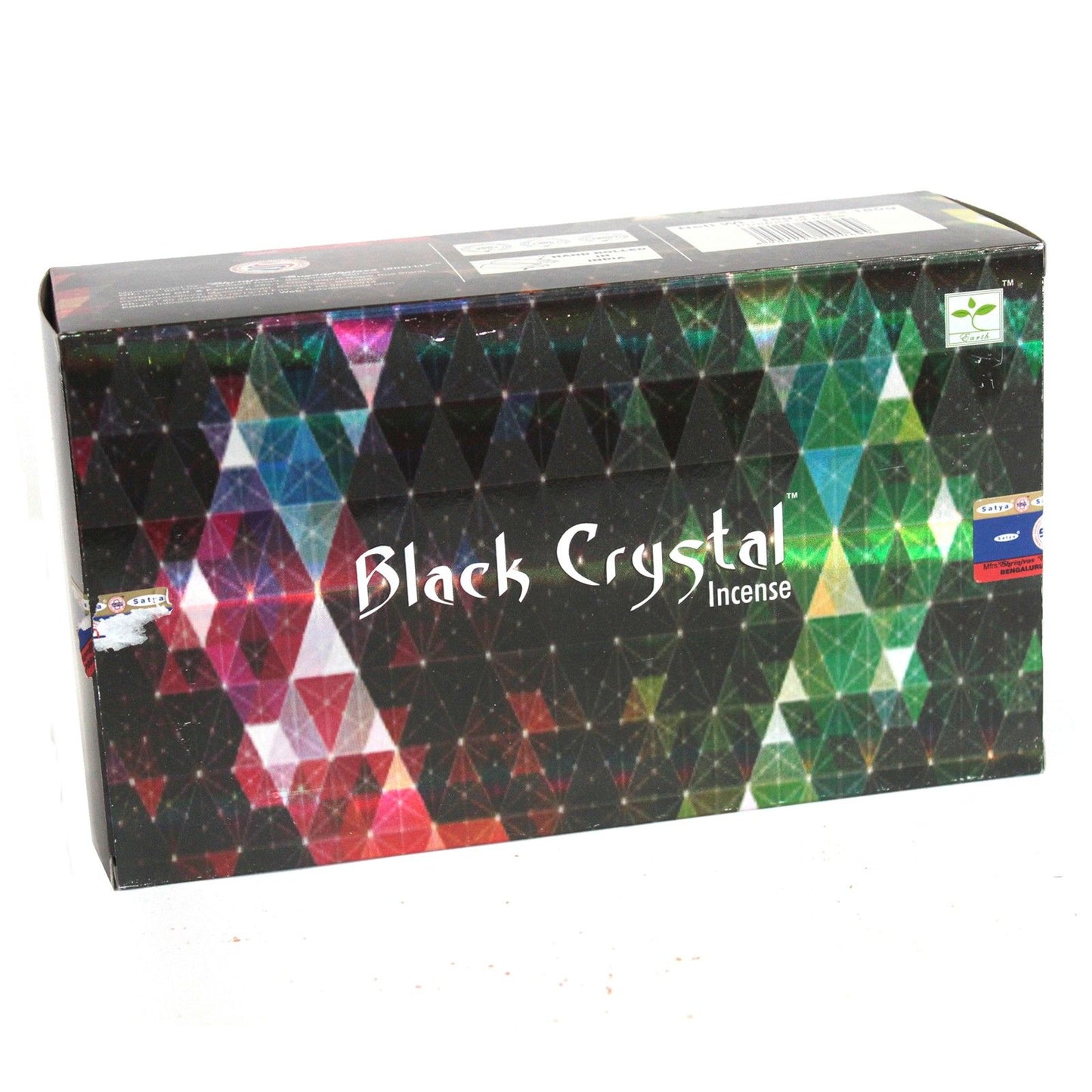 Satya Black Crystal Incense – Mystical Fragrance for Balance, Relaxation, and Spiritual Clarity