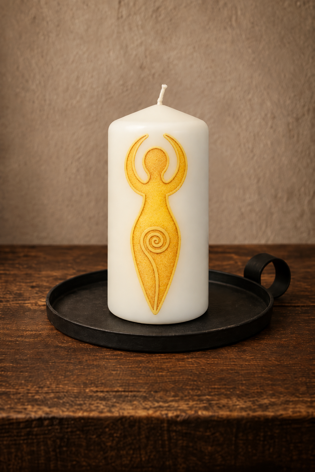 Lammas Goddess Candle – Yellow