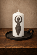 Samhain Goddess Candle – Black