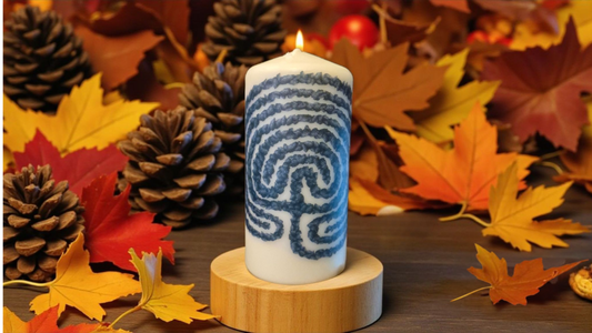 Mystical Labyrinth Candle - Handcrafted by Ivy Moon