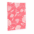Pink Floral Cotton Bound Notebook