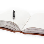 Large Flower of Life Leather Journal, leather notebook product photograph 4