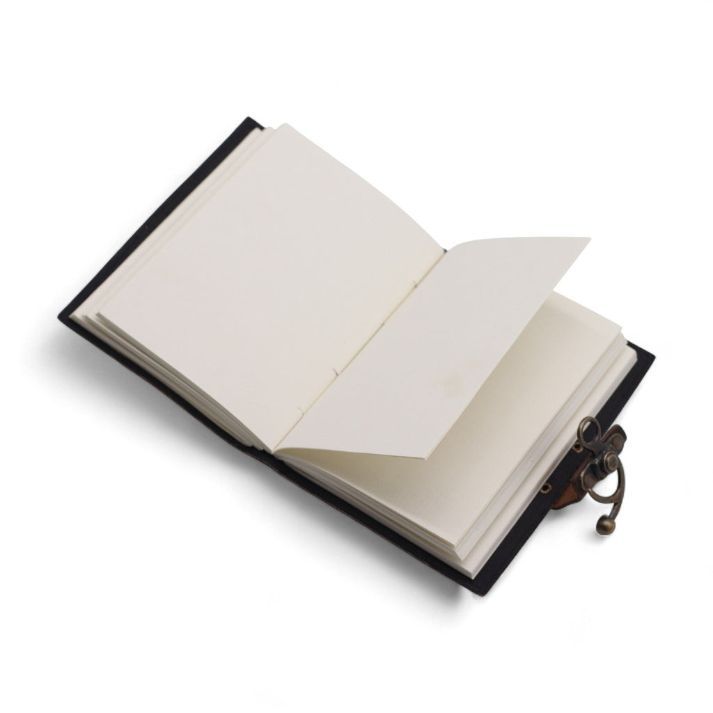 Never Give Up on Your Dreams Leather Journal, leather notebook product photograph 7