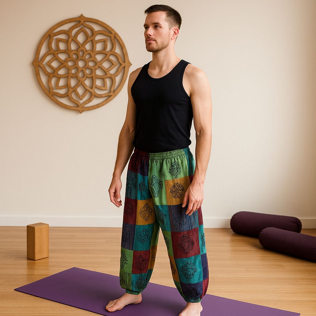 Mushroom Trousers Green Tones L/XL
