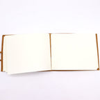 Golden Tree Leather Sketchbook, leather notebook product photograph 3