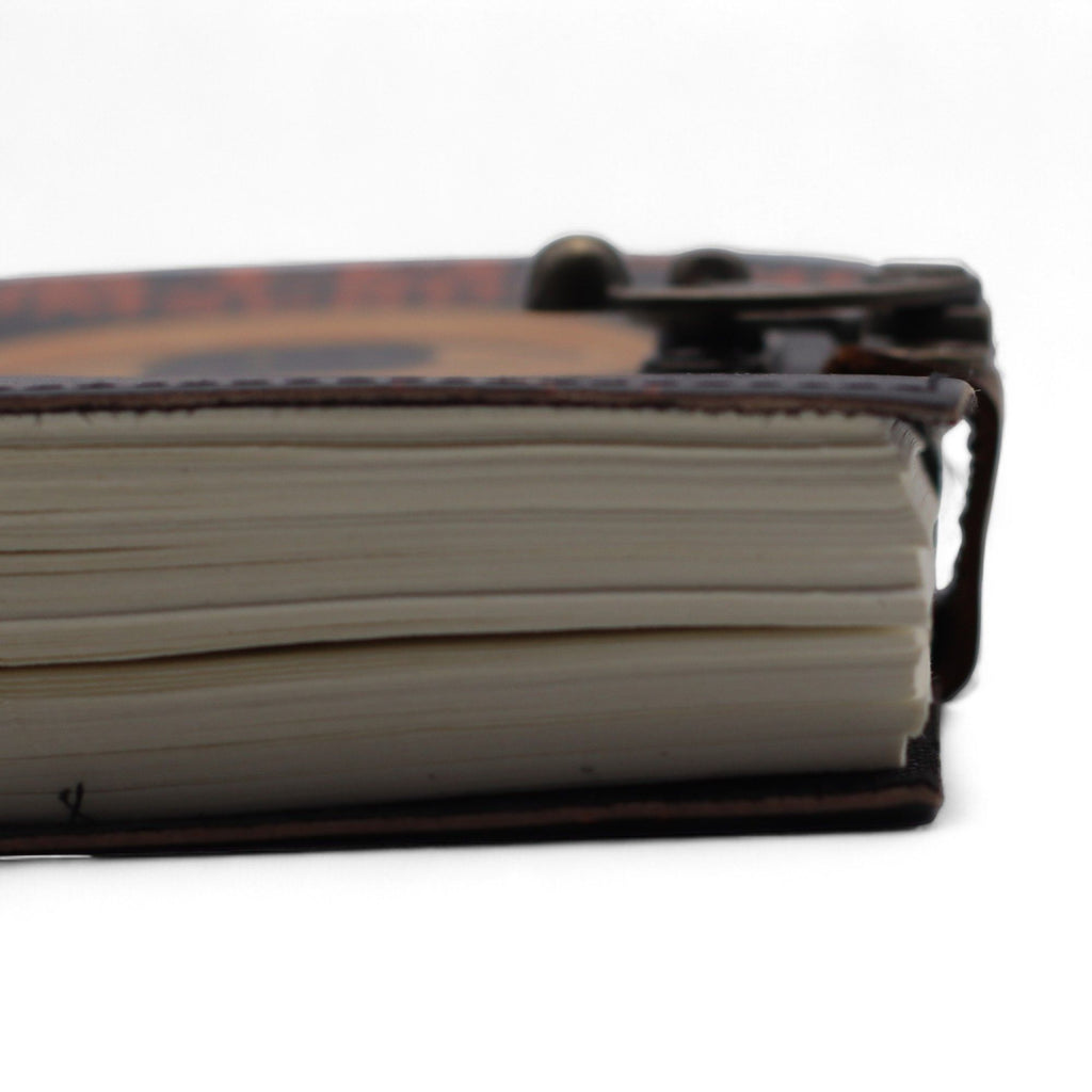 Stop Doomscrolling Leather Journal, leather notebook product photograph 5
