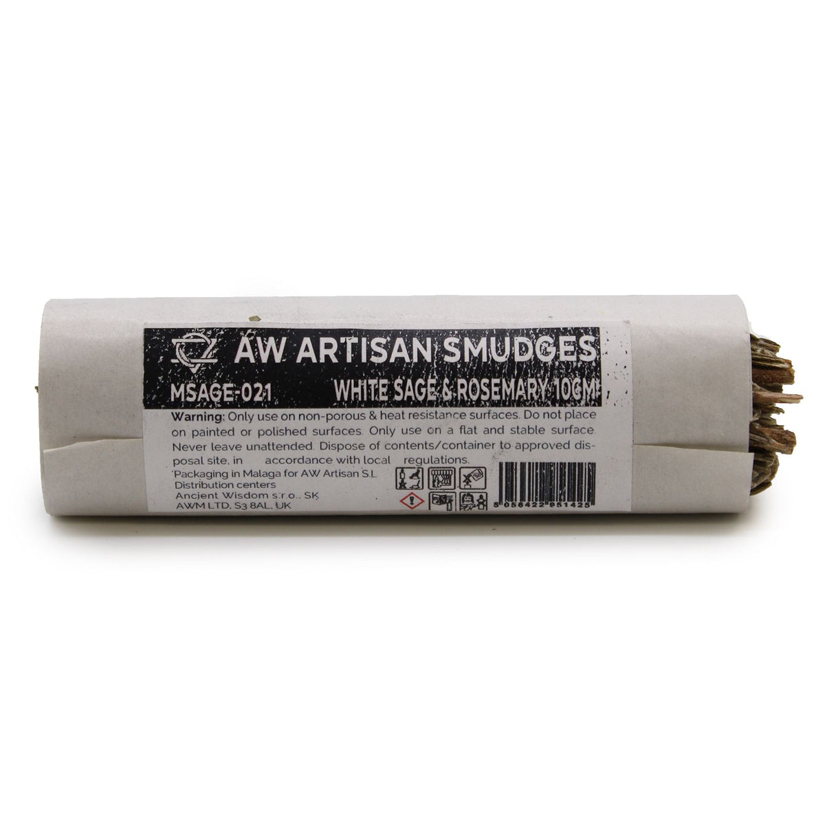 White Sage & Rosemary Smudge Stick - 10 cm