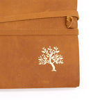 Golden Tree Leather Sketchbook, leather notebook product photograph 5