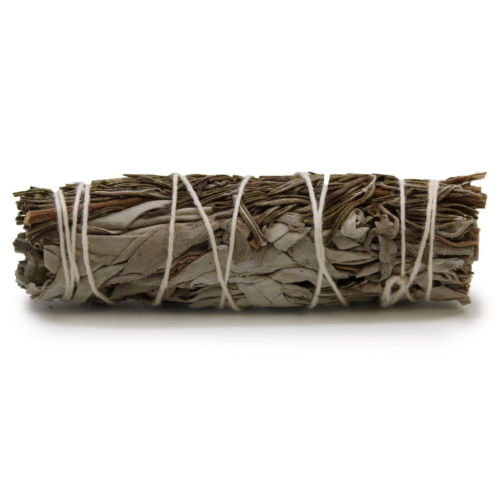 White Sage & Rosemary Smudge Stick - 10 cm