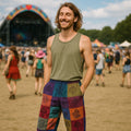 Mushroom Trousers Purple Tones L/XL
