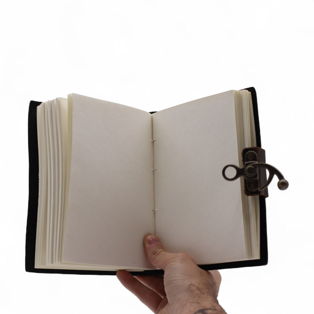 Stop Doomscrolling Leather Journal, leather notebook product photograph 6