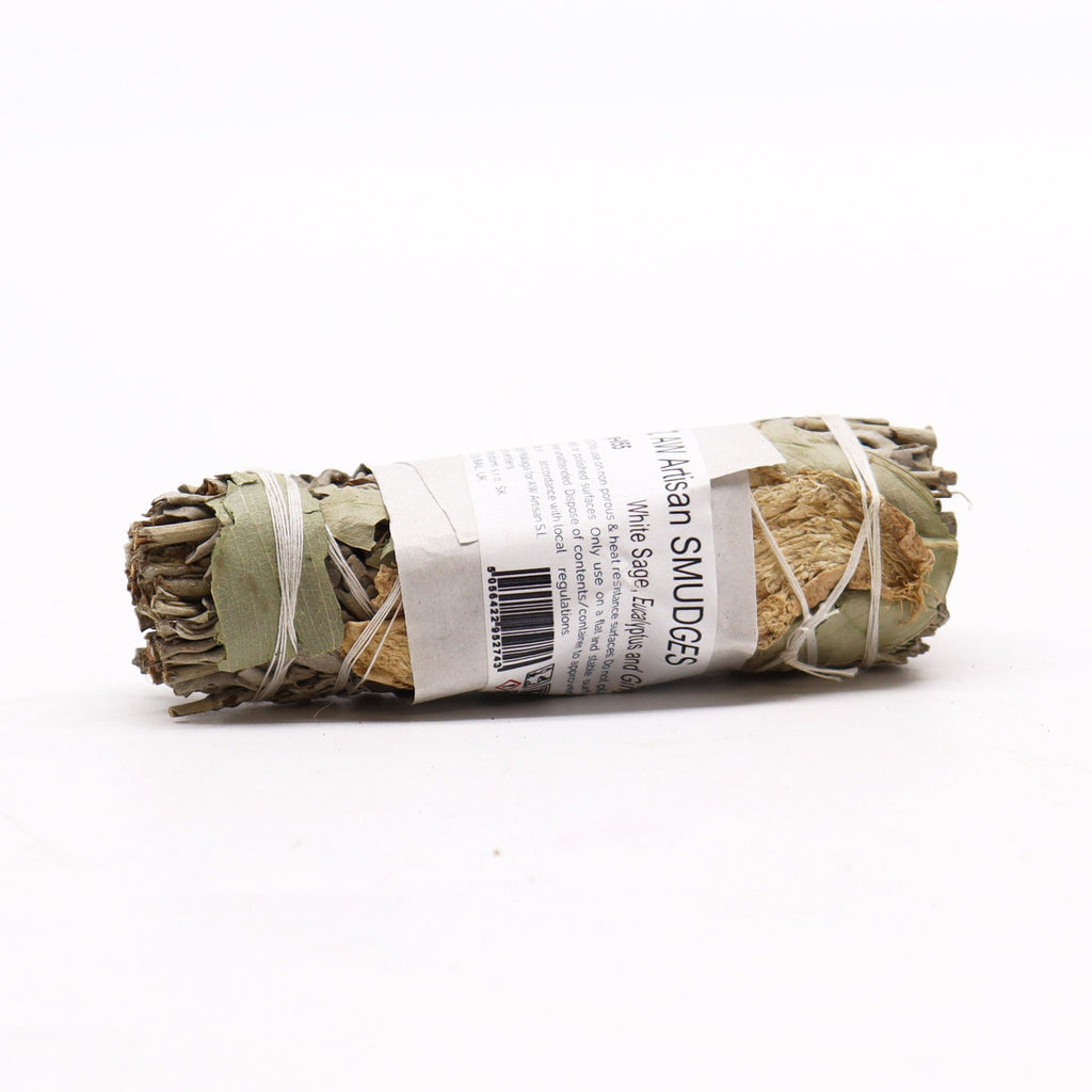White Sage, Eucalyptus & Ginger Smudge Stick