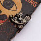 Stop Doomscrolling Leather Journal, leather notebook product photograph 3