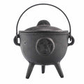 Cast Iron Cauldron with Pentagon 11x13cm