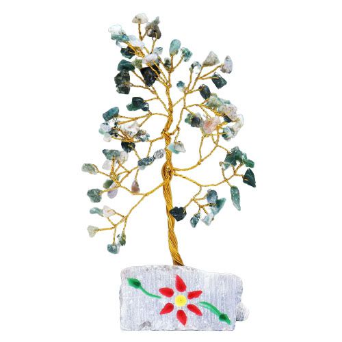 Indian Moss Agate Crystal Tree – 80 Stones