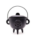 Extra Large Cast Iron Cauldron with Pentagon 15x15cm