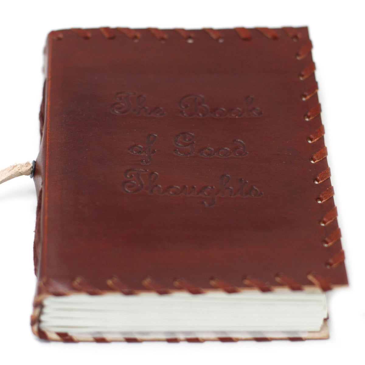 Book of Thoughts Leather Wrap Journal, leather notebook product photograph 4