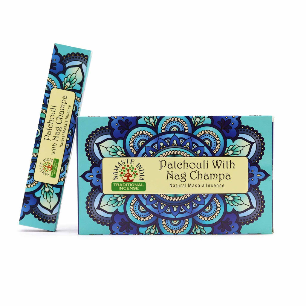 Namaste Mandala Masala Incense - Patchouli With Nag Champa