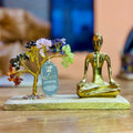 Seven Chakra Crystal Tree Yoga Garden – Mudra Figurine