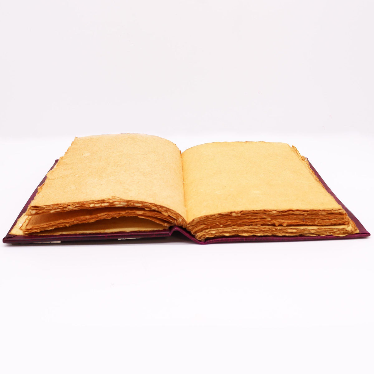Hamsa Leather Journal with Zinc Decoration, leather notebook product photograph 4