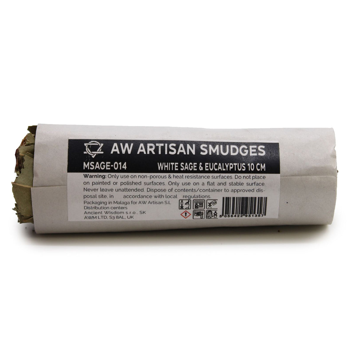 White Sage & Eucalyptus Smudge Stick - 10 cm