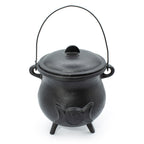 Extra Huge Cast Iron Cauldron with Triple Moon