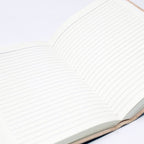 Leather Belted Notebook with Gemstone, leather notebook product photograph 2