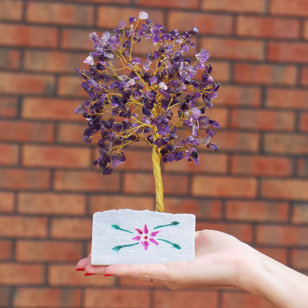 Indian Amethyst Crystal Tree – 320 Stones