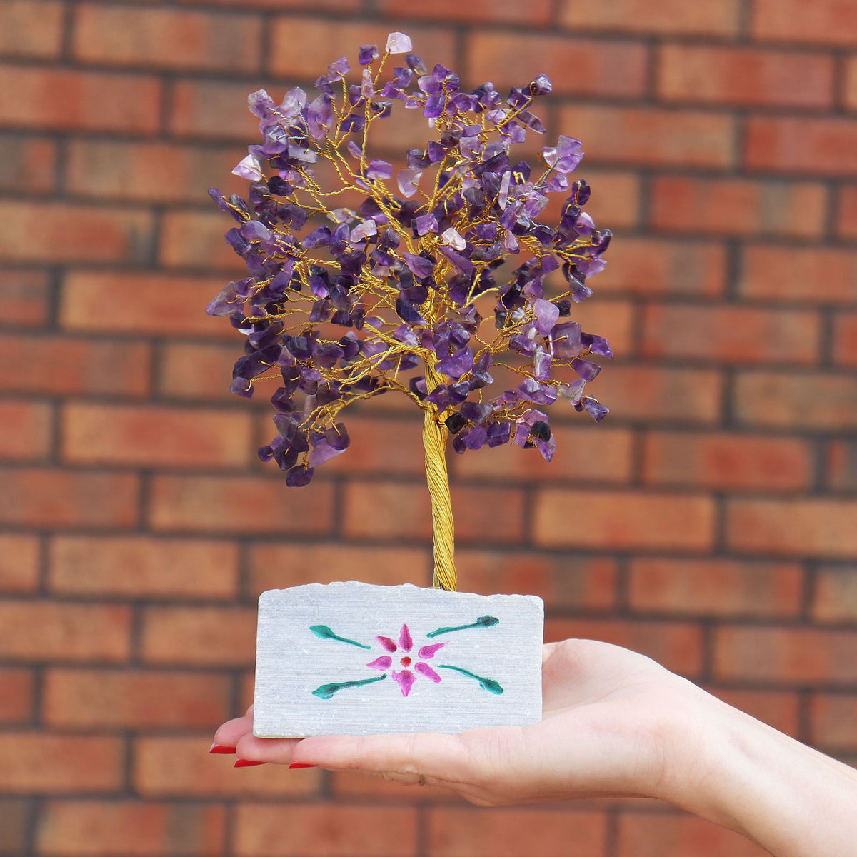 Indian Amethyst Crystal Tree – 320 Stones