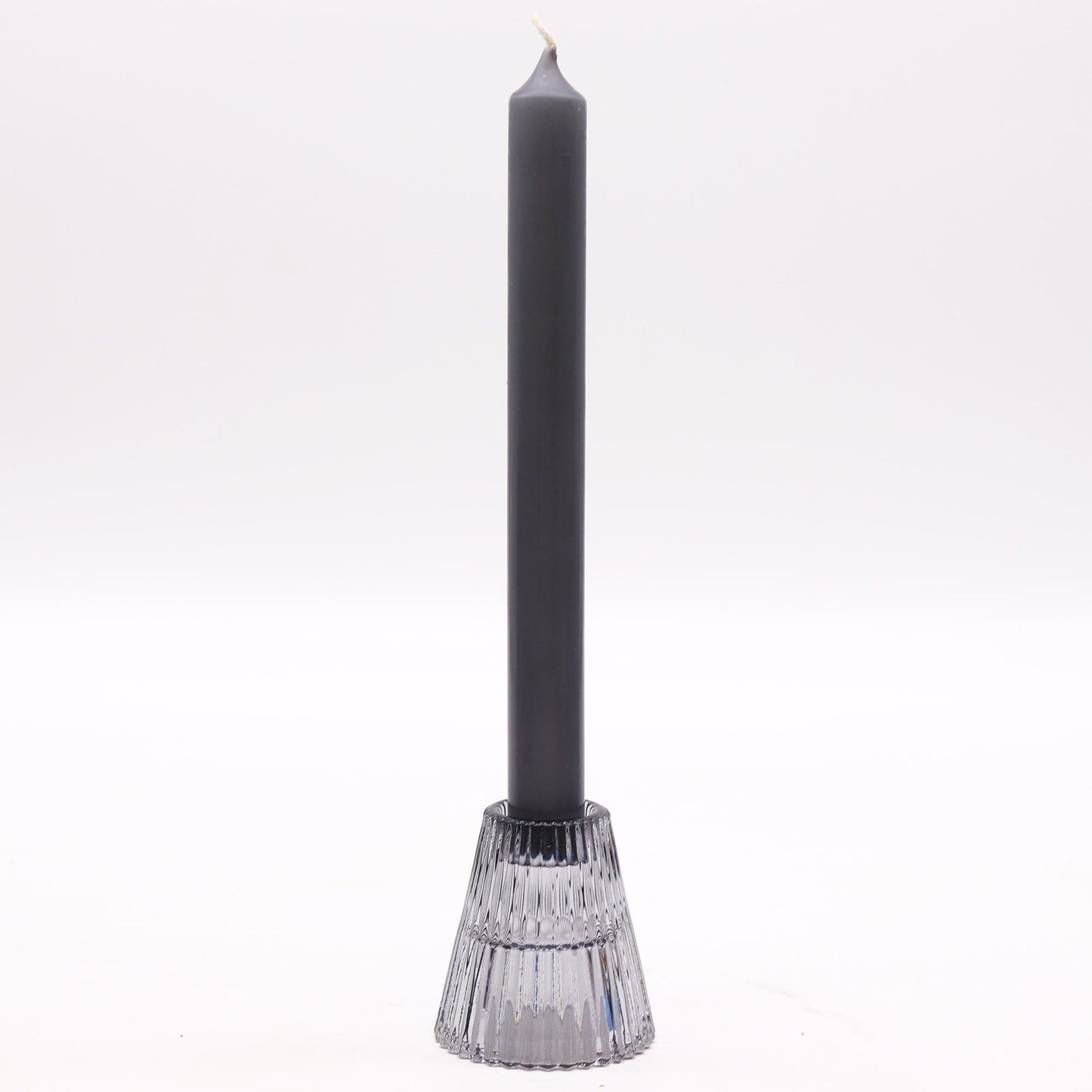 Flip Dinner Candle / Tealight Holder - Midnight Grey
