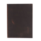 Black Tan Leather Daily Notebook, leather notebook product photograph