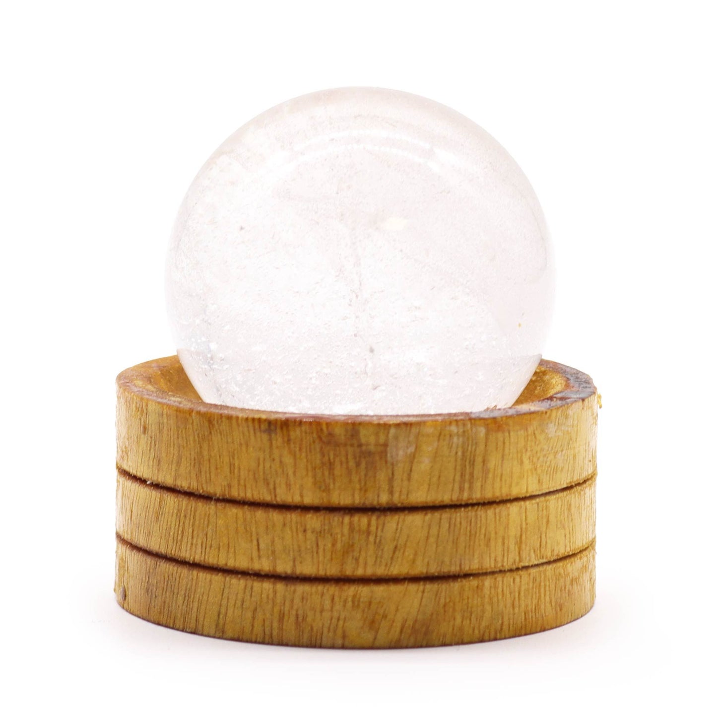 Gemstone Sphere 50mm - Clear Quartz with Stand