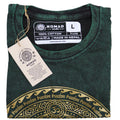 Large Stone Washed T-Shirt - Chakra - Green