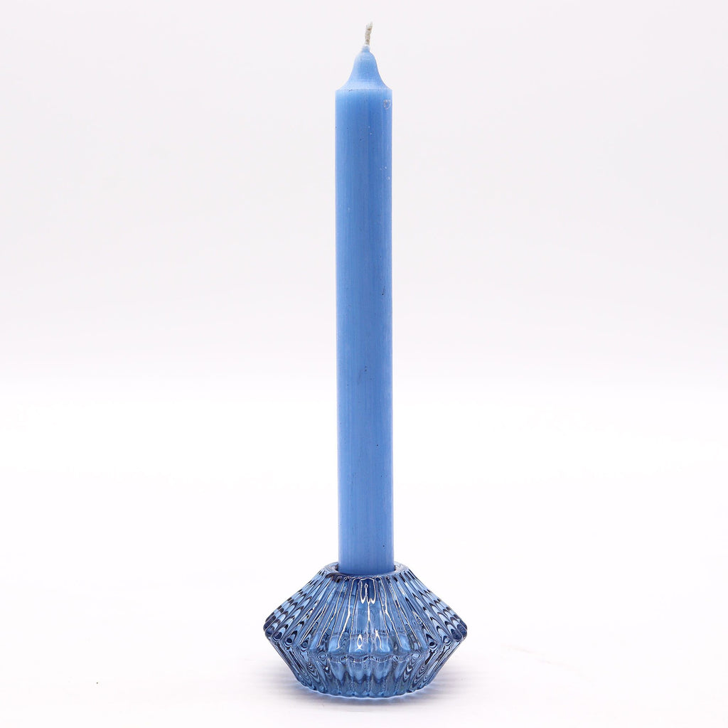 Flower Flip Dinner Candle / Tealight Holder - Royal Blue