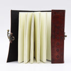 Two Dragons Leather Journal, leather notebook product photograph 3