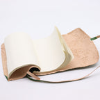 Green Rolled Leather Travel Journal, leather notebook product photograph 3