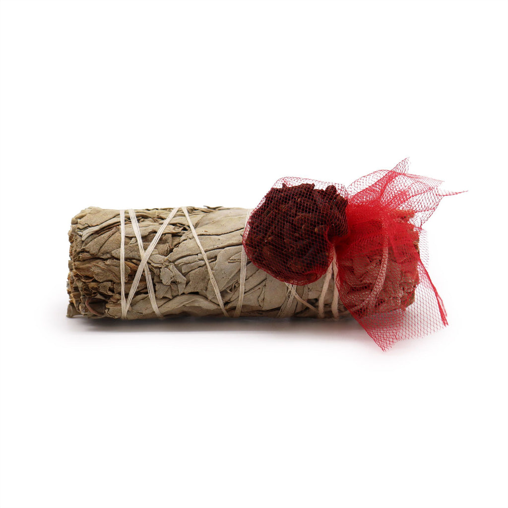 White Sage & Clove Smudge Stick - 10 cm