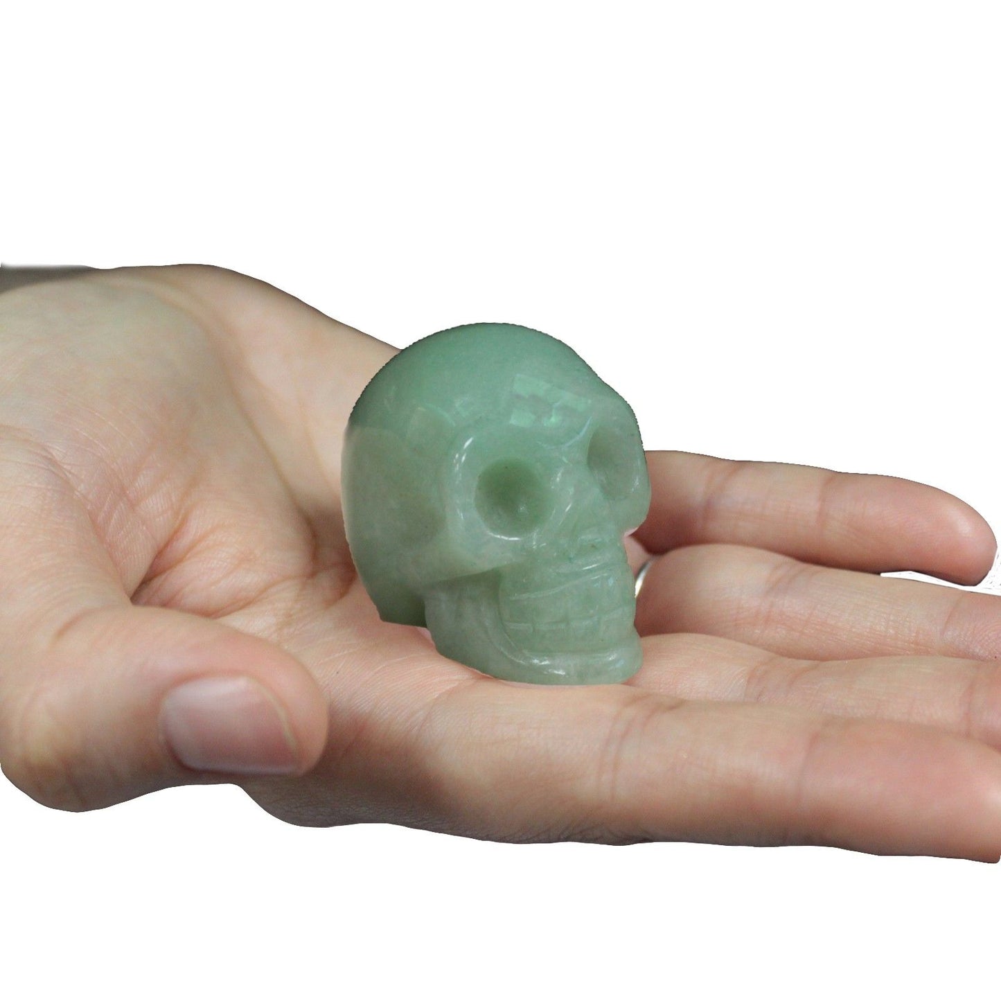 Gemstone Skull - Jade