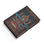 My Chakras Are Aligned AF | Leather Chakra Journal, leather notebook product photograph 2