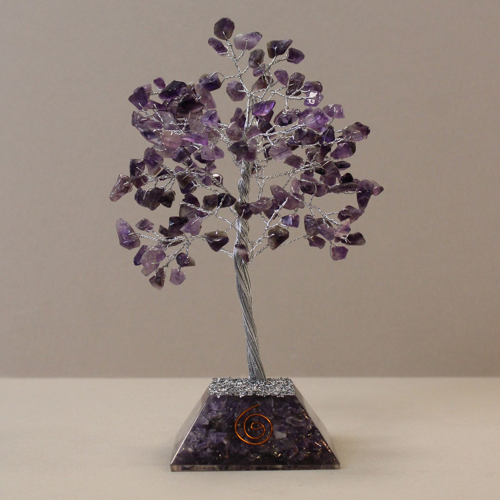 Amethyst Crystal Tree with Orgonite Base
