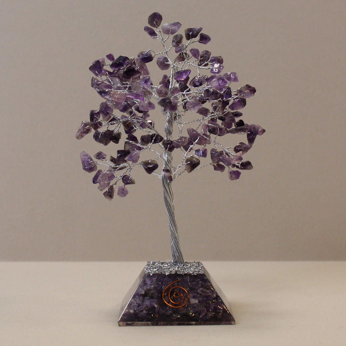 Amethyst Crystal Tree with Orgonite Base