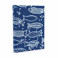 Indigo Fish Cotton Bound Notebooks