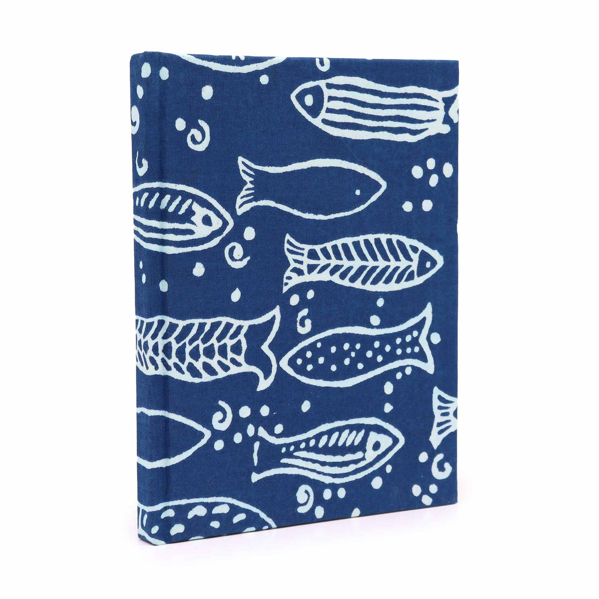 Indigo Fish Cotton Bound Notebooks