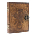 Dragon Leather Journal, leather notebook product photograph