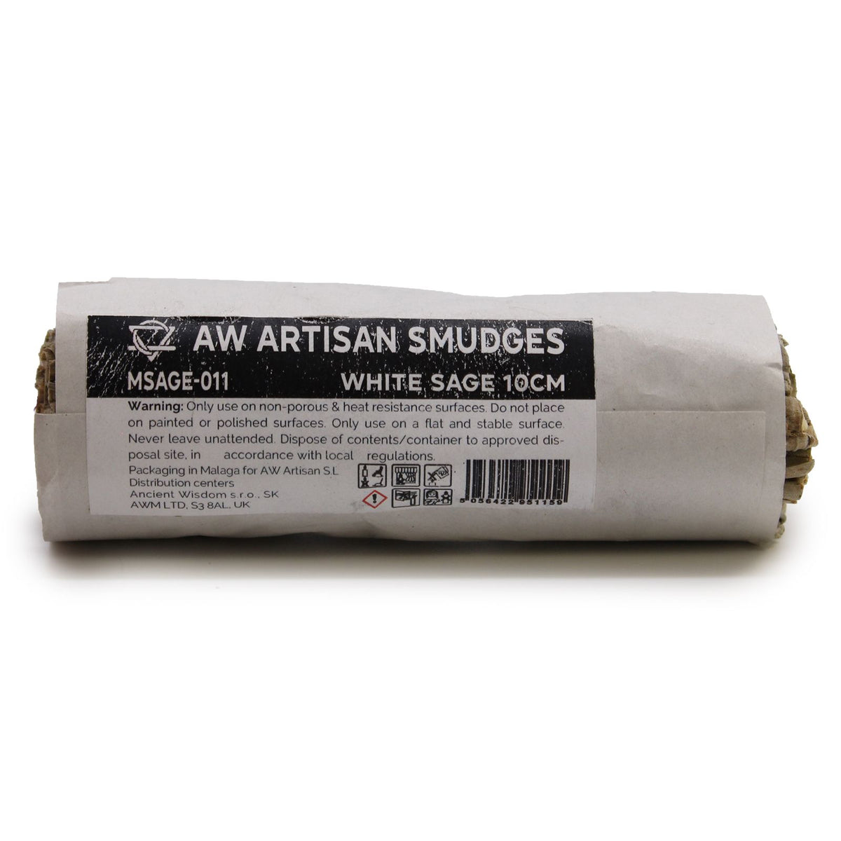 White Sage Smudge Stick - 10 cm