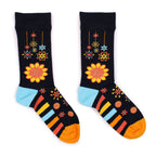 Hop Hare Bamboo Socks | Mandala Flowers