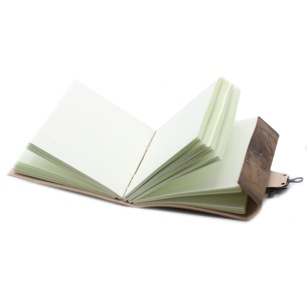 Dragon Leather Journal, leather notebook product photograph 3