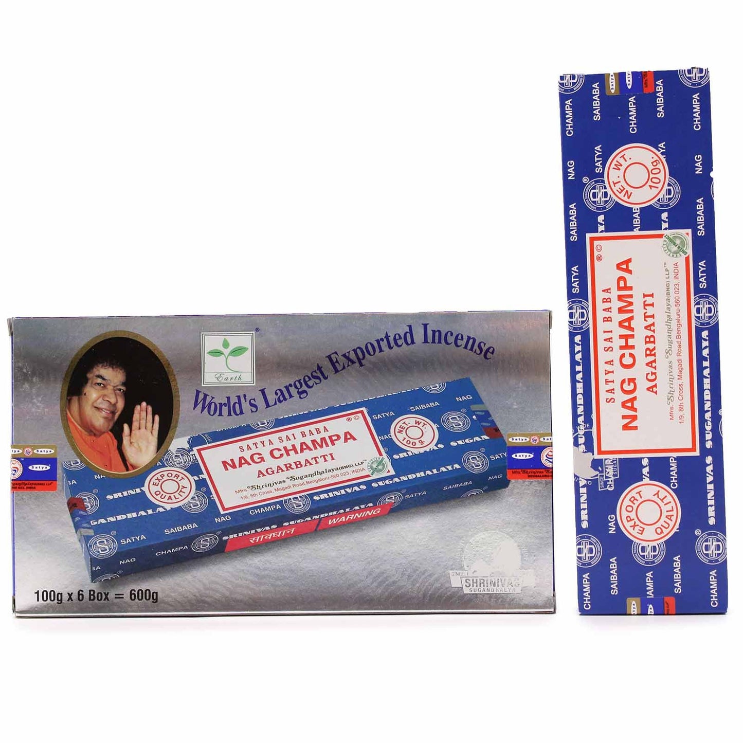 Nag Champa The Iconic Incense for Purification, Calm, and Spiritual Harmony- Large Box 100 grams