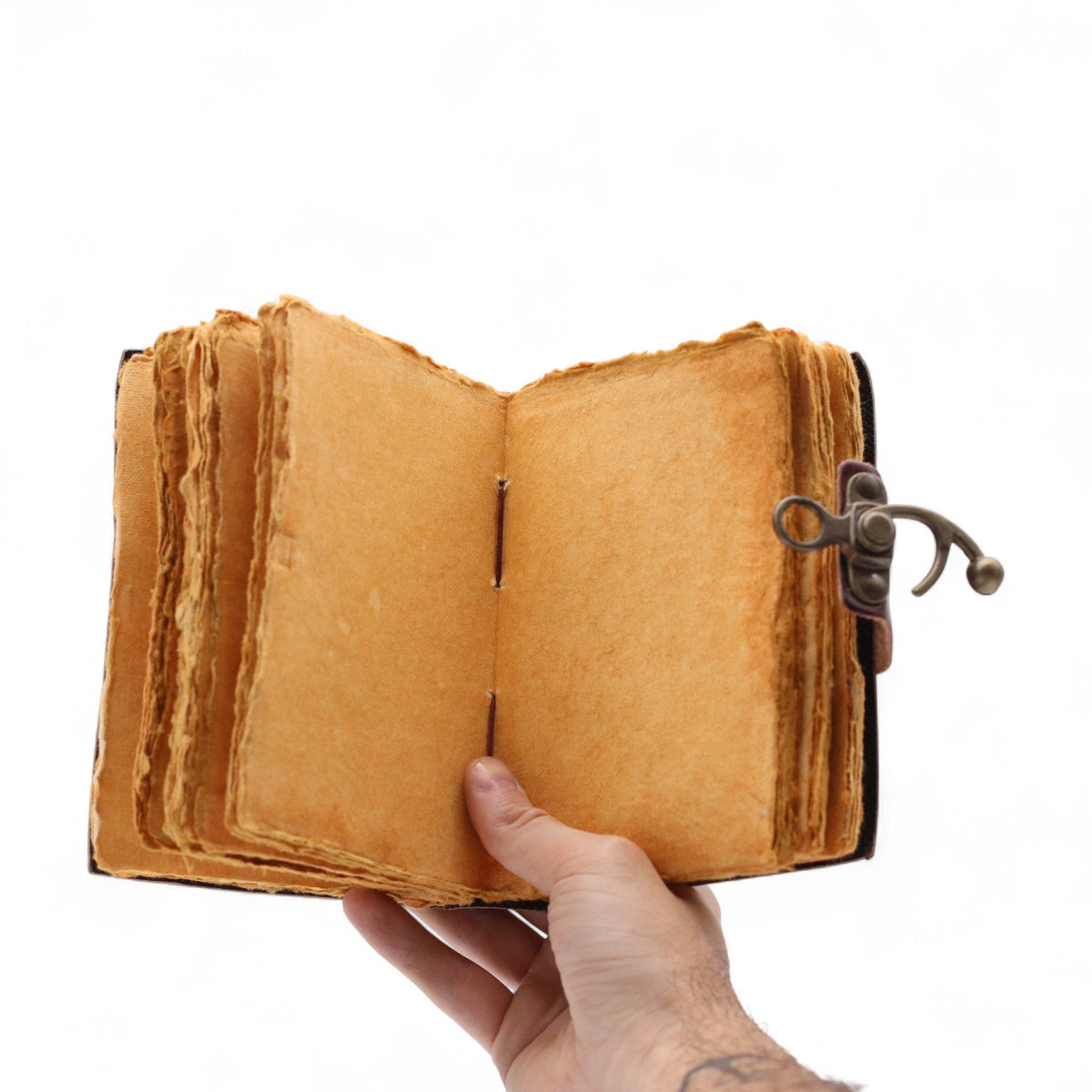 The Book of Untold Stories Leather Journal, leather notebook product photograph 5